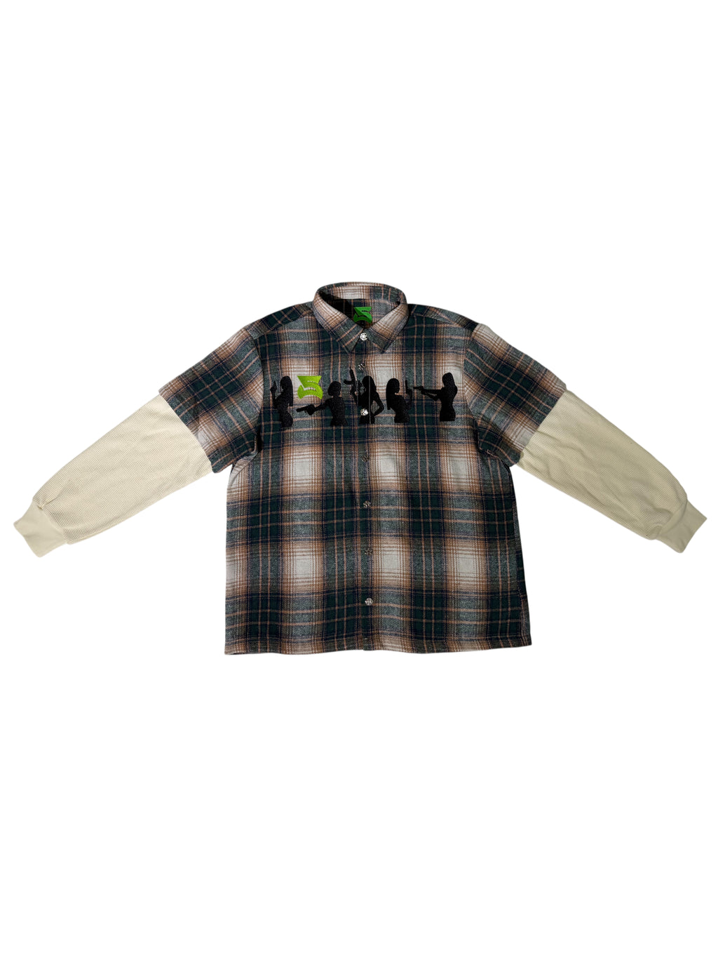 SEKS GIRLS FLANNEL (PINE GREEN)