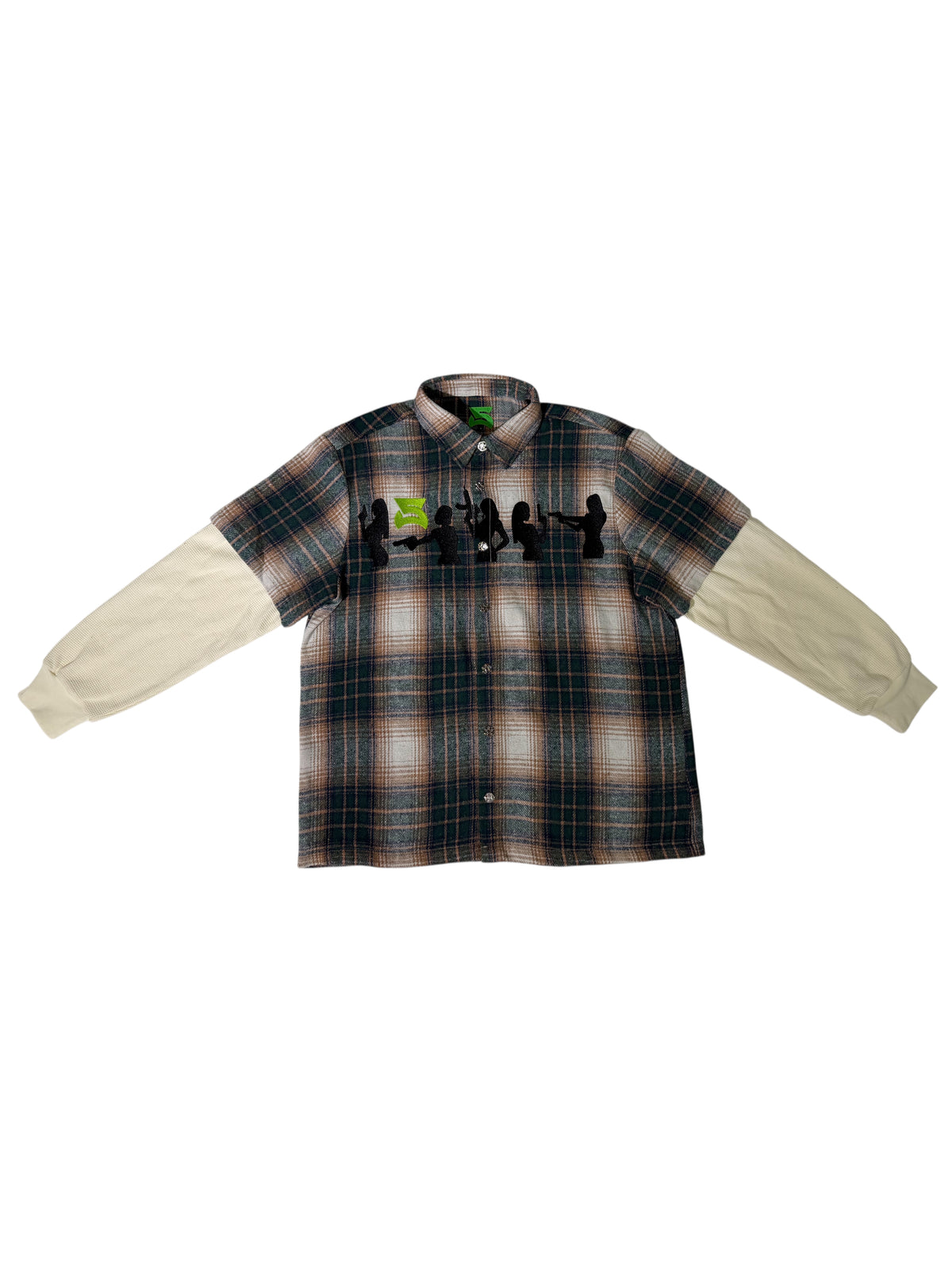 SEKS GIRLS FLANNEL (PINE GREEN)